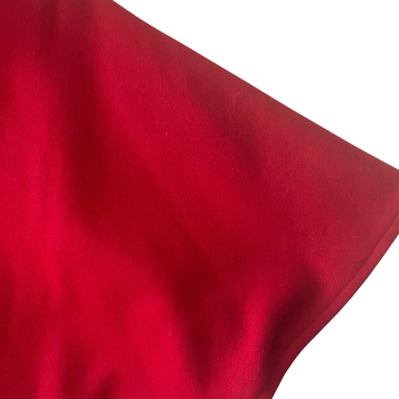 HOPE & HENRY sz Medium Girls Cape Double Breasted Pockets Tan Plaid Hood Lining - Picture 7 of 14